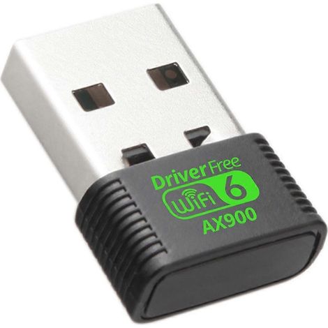 Clé USB WiFi 6 AX900 double bande 2,4 GHz/5 GHz, récepteur réseau sans fil WiFi USB, pilote gratuit pour Windows 10/11 (1/5)