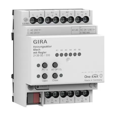 Gira Heizungsaktor 6-f. Regler 213900 (1/2)