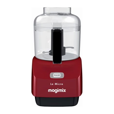Mini-hachoir 0.8l 290w rouge - Magimix - 18114F (1/4)