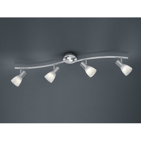 Kunstvoller 24W LED Spot Strahler Küche Nickel matt Licht Lampe TRIO 871010407 (1/5)