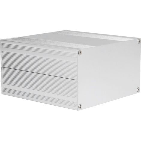 Boîtier de montage en alliage d'aluminium pour projet électronique DIY, coffret de protection avec refroidissement, boîte de raccordement électrique étanche et robuste (1/5)