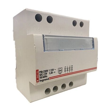 Legrand 004795 Lexic filtered single-phase rectified power supply 230V/12V 15W 1.3A