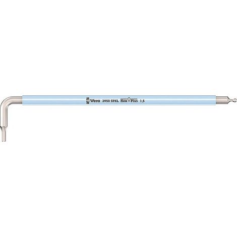 Sechskant-Winkelschlüssel Wera 10,0 x 224 mm, mit Kugelkopf