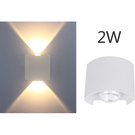 Applique murale moderne AC85-265V à LED montée murale lumière haut bas éclairage intérieur pour chambre balcon couloir escalier (1/2)