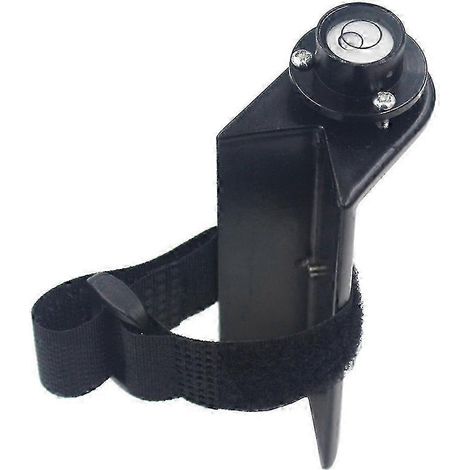 Niveau à bulle vertical portable avec perche de centrage en fibre de carbone et sangle de niveau à angle droit (1/5)