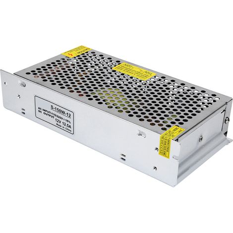 Alimentation LED avec transformateur de lampe 100W-500W AC 110/220V vers DC 12V (12V12.5A (150W)) (1/5)