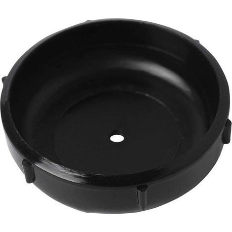 50-teiliges Set mit Gleitfüßen für Tische und Stühle, rund, abgewinkelt, aus Kunststoff, für Gartentische und -stühle, schwarz (1/5)