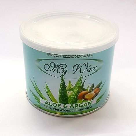 Boite De Cire épilatoire Liposoluble Argan Aloe 400 Ml Cire épilatoire