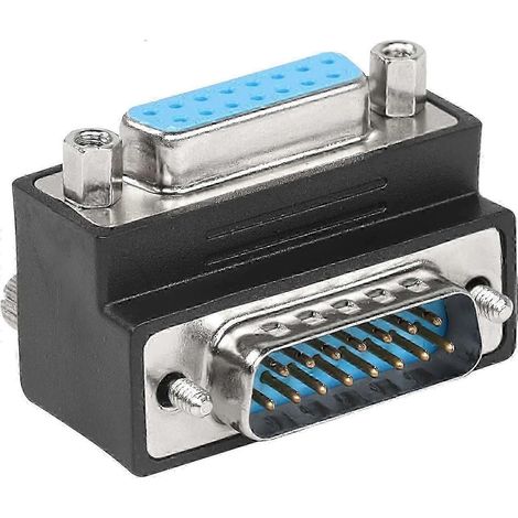 Adaptateur D-Sub 15 broches mâle-femelle à 90 degrés (1/5)