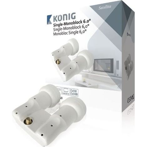 LNB MONOBLOC SINGLE DOUBLE TETE 0,2 dB SATELLITE ASTRA HOTBIRD 1 SORTIE (1/3)