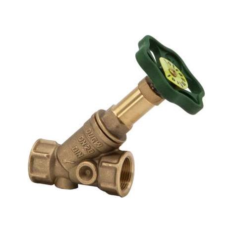 Schlösser Schrägsitzventil 3/4" DN20 Innengewinde ohne Entl. Freistromventil, nichtst. Spindel DVGW (1/2)