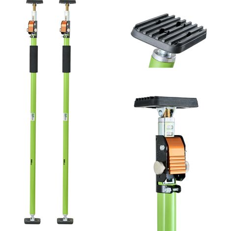 2x Einhandstütze 110–203 cm Montagestütze Deckenstütze Teleskopstütze 60 kg höhenverstellbar (1/5)