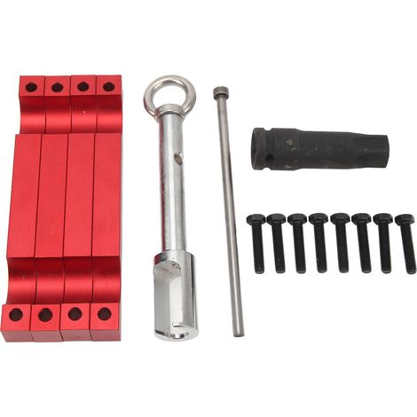 Kit Outils de Calage Moteur T100 avec Douille d'Arbre à Cames en Acier Extracteur d'Injecteur de Carburant Remplacement pour Benz M157 M276 M278 (1/5)
