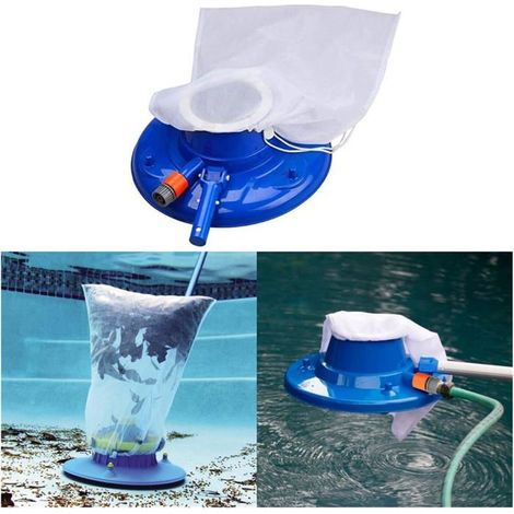 Aspirateur de feuilles de piscine - Épuisette de fond luxe - Nettoyage rapide - Kit d'entretien inclus (1/4)