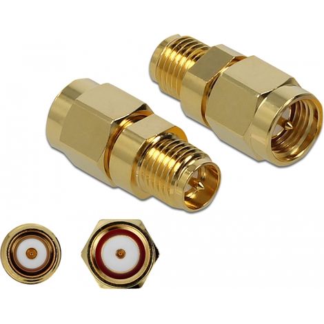 Delock Adaptador SMA macho a RP-SMA hembra 10 GHz