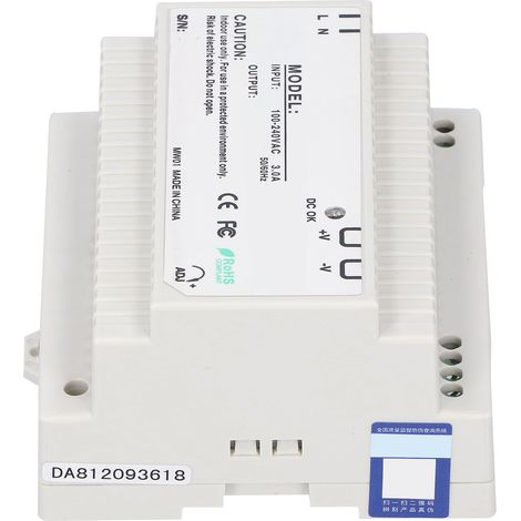 Schaltnetzteil der DR-Serie, einstellbar, geregelt, für LED-Mittel- und Niederspannungsgeräte, DR-100-12 (1/5)