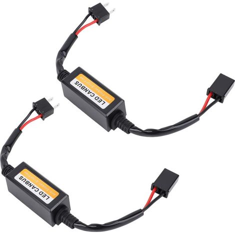 Décodeur de phare LED H7, 2 pièces, résistant à l'eau, Plug and Play, Anti-scintillement, erreur Canbus (1/5)