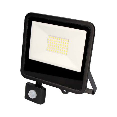 Projecteur Led 50w Capteur Présence éclairage Puissant Avec Détection De Mouvement - Edm (1/3)