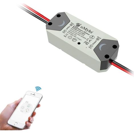 Relais Wifi - Commande À Distance Via App Smart Life Tuya - Compatible Alexa Google Assistant - Minuterie Programmable Et Scénario Intelligent - 1 Pièce (1/5)