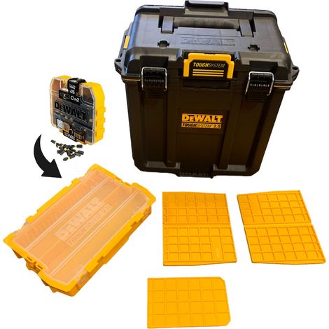Dewalt Toughsystem 2 DWST08035-1 Half Width Deep Tool Box Divider +25pc Bit Set (1/5)