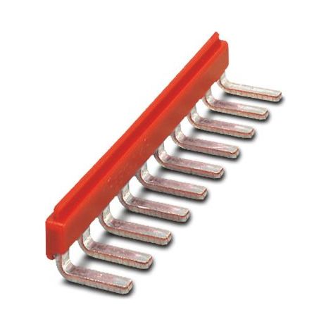 Barrette de pontage Phoenix Contact, série EB 10- DIK RD pour Bloc de jonction modulaire ( Prix pour 1 )