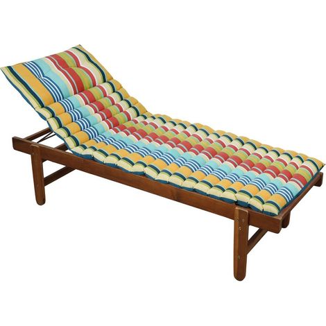 Coussin de sol ou Bain de soleil Multicouleur 60 x 180cm (1/3)