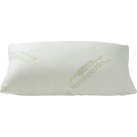 SCHAUMKISSEN - TELESHOPPING - MIRACLE BAMBOO PILOW™ - weiß - Erwachsene - Kopfkissen mit Formgedächtnis - Ergonomisch