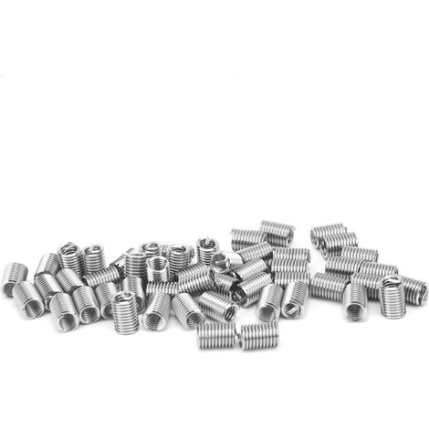 50 Pièces Insert Fileté US Bushing Réparation Vis Filetage 1/4-20 x 2.5D (1/5)