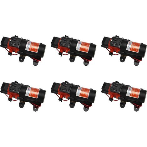 Lot de 6 Seaflo 12v eau Pression Diaphragm pompe 3.8 LPM 1.0 GPM 40 PSI, Caravan/Rv/Bateau/Marine (1/5)