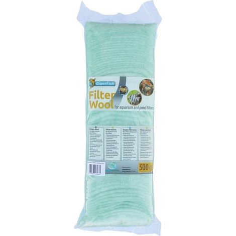 Ouate - Perlon Vert 500 gr pour filtre d'aquarium (1/2)