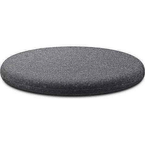 Filiyano-Coussin de chaise, coussin d'assise rond en mousse à mémoire de forme, coussin de soutien lombaire pour chaise, gris clair, taille M (1/4)