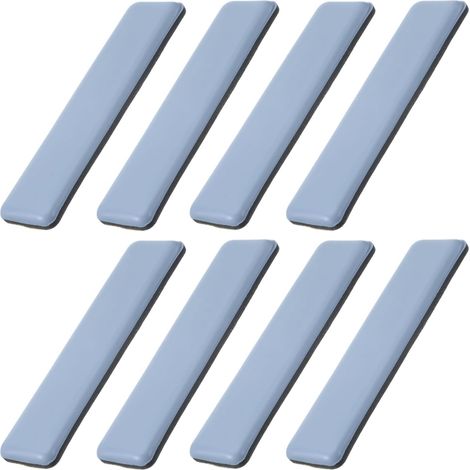(8PCS )Patin Glissant PTFE adhésif Patins en téflon pour Meubles de Protection de Sol (19x70mm) (1/5)