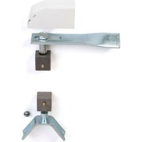 Pivot de Portail pour Tube de 50x50 mm Carré Acier 45 x 45 mm Avec ou Sans Verrou Baionnette Tout Inox 316. Pivot Portail Seul