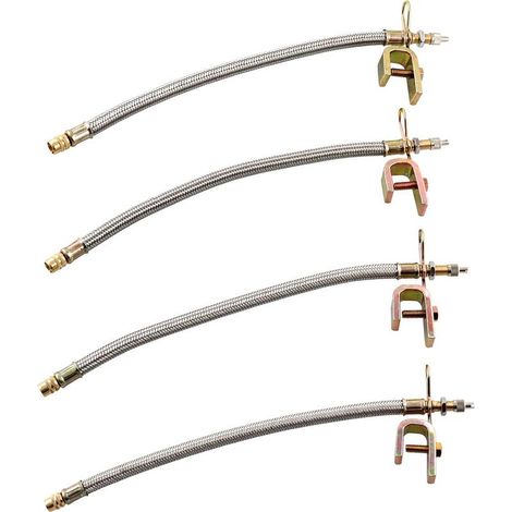 Extension Valve de Pneu, Pneu Valve Rallonge pour Pneu de Camion, Bus et Remorque, 30cm, Lot de 4 (1/5)