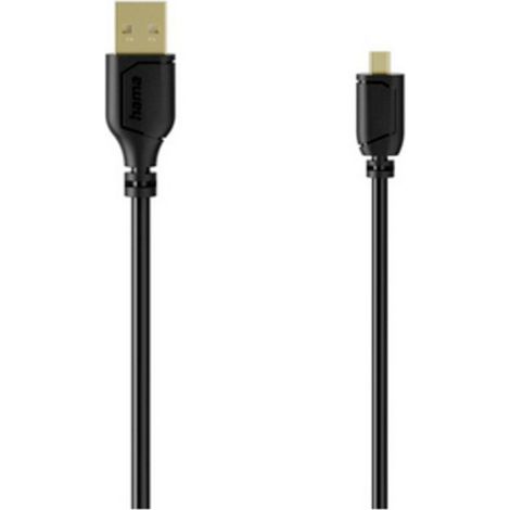Hama USB-Kabel USB 2.0 USB-A Stecker, USB-Mini-B Stecker 0.75 m 00074263 (1/3)