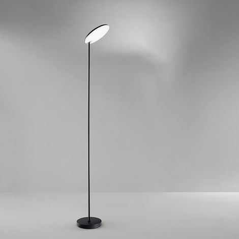Piantana Moderna Ophelia Metallo Nero Acrilico Led 24W 3000K (1/2)