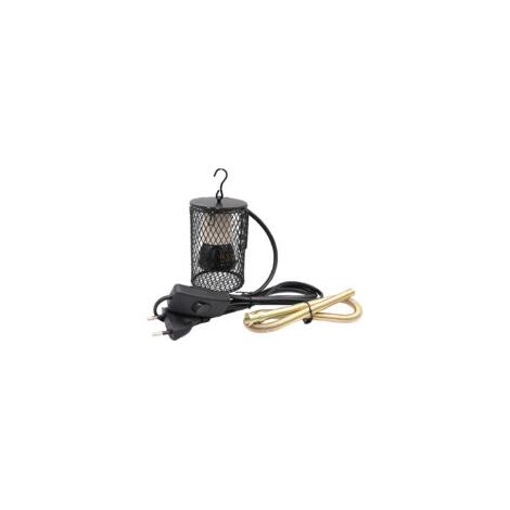 Lampe chauffante 50W, abat-jour en céramique à infrarouge, lampe chauffante pour tortues, perroquets, lézards, oiseaux, fournitures de chauffage d'hiver (1/5)