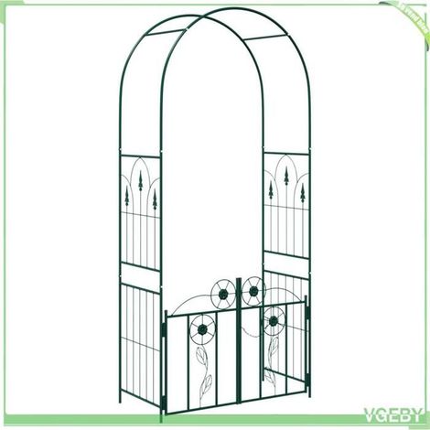Arche de jardin - FAFEICY - 42021345 - Vert - 102 x 50 x 218 cm - Métal peint (1/5)