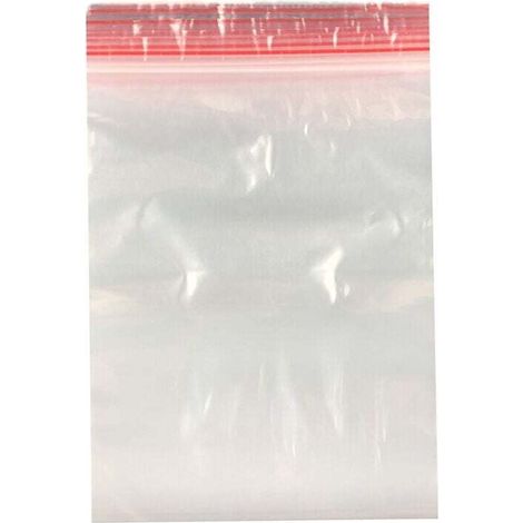 Packung mit 100 wiederverschließbaren Plastikbeuteln – 25 x 35 cm – 40 Größen erhältlich