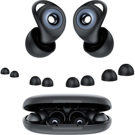 Ohrstöpsel zum Schlafen, 45dB Noise Cancelling, Silikon, 8 Stück in 4 Größen, wiederverwendbar (1/5)