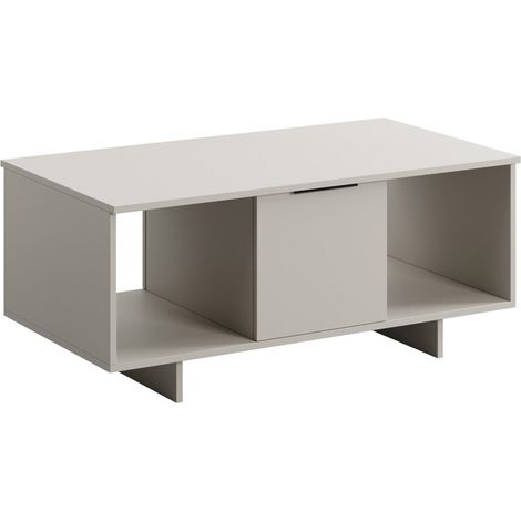 Mesa de centro Flotei 104 , 55x55x100cm, Diámetro: 0, Aglomerado laminado, Angular