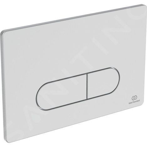 Plaque déclenchement WC Idéal Standard Oleas M1 chrome mat