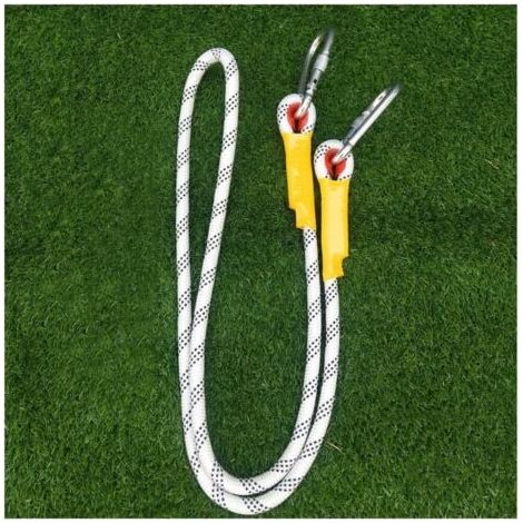 Corde d'escalade Diamètre Blanc 14mm Corde D'escalade En Plein Air, Corde Statique De Sauvetage De Haute Résistance For Alpinisme De Haute Résistance, Corde For La Randonnée Spéléologie ( Size : 1m ) (1/5)