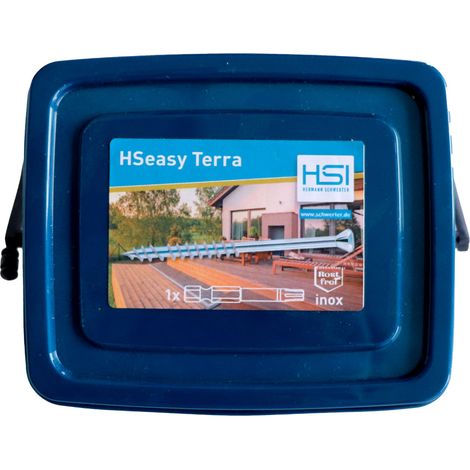 HSeasy Terra Terrassenschrauben TX25 Ø 5,0 x 50 mm - 200 Stk. Terrassenschraube