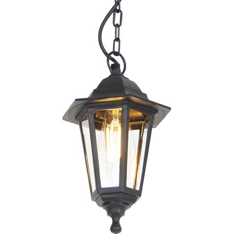 Outdoor Pendant Light Black - New Haven