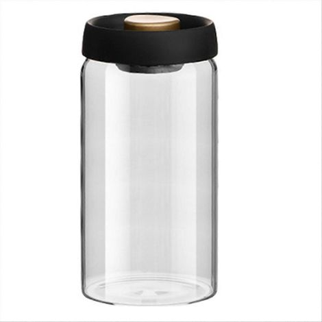 Coffret de 2 bocaux sous vide pour grains de café, étanche à l'humidité, réservoir de conservation domestique, design hermétique, lot de 2, anti-oxydation, fraîcheur garantie (1/5)