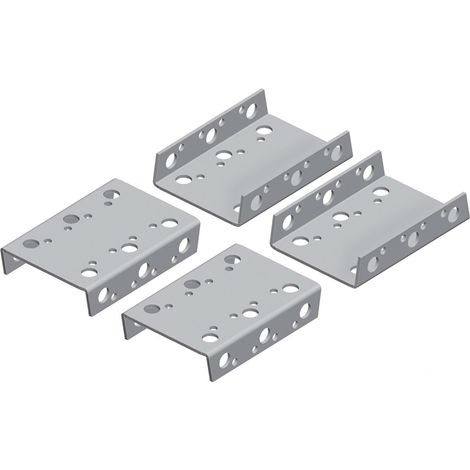 Spacial - jeux de 4 brides d'accouplement renforcé pour forte charge - NSYSFBKR (1/4)
