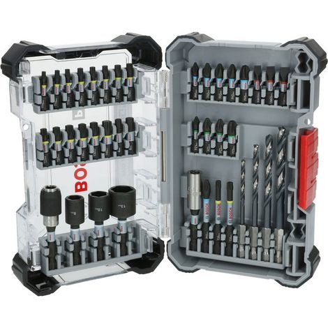 Bosch - Set d'embouts, forets à métaux et douilles de 40 pièces 2608521U86 (1/5)