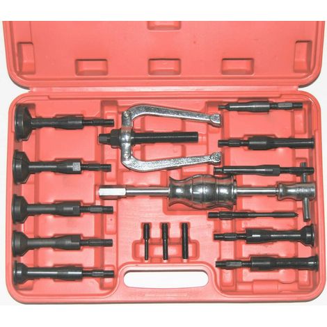 SET ESTRATTORE SEPARATORE CUSCINETTI CIECHI CUSCINETTO INTERNO 16 PZ TAPPI 376