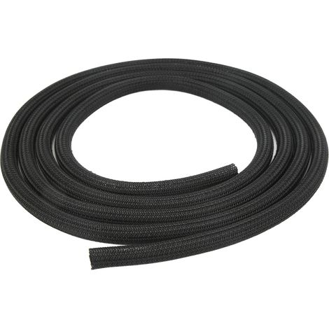 Gaine de protection pour câble de 7,5 m (25 pi) en polyéthylène noir, diamètre 1/2 po, empêchant les animaux domestiques de mâcher. (1/5)